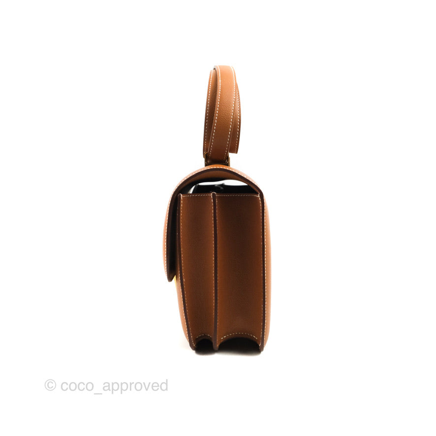 Hermès Constance 24 Gold Evercolor Gold Hardware