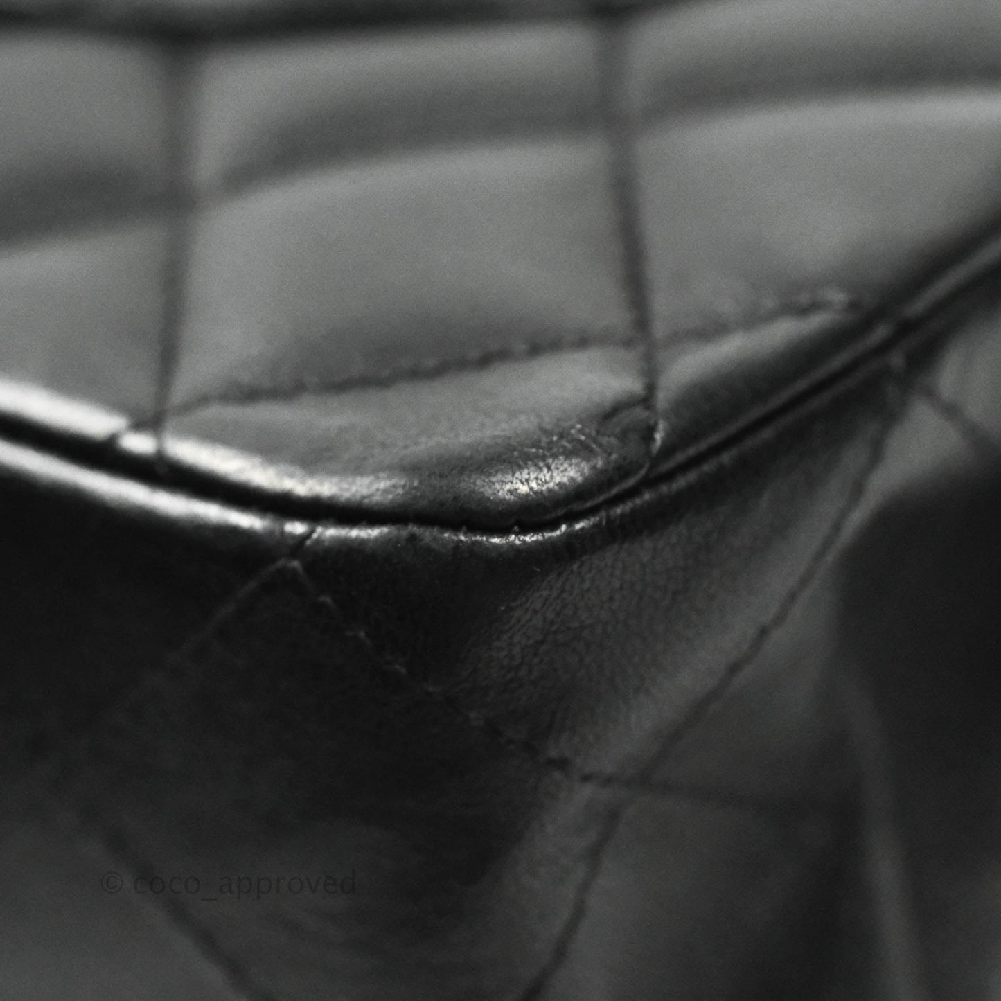 Chanel Jumbo Single Flap Black Lambskin Silver Hardware⁣⁣