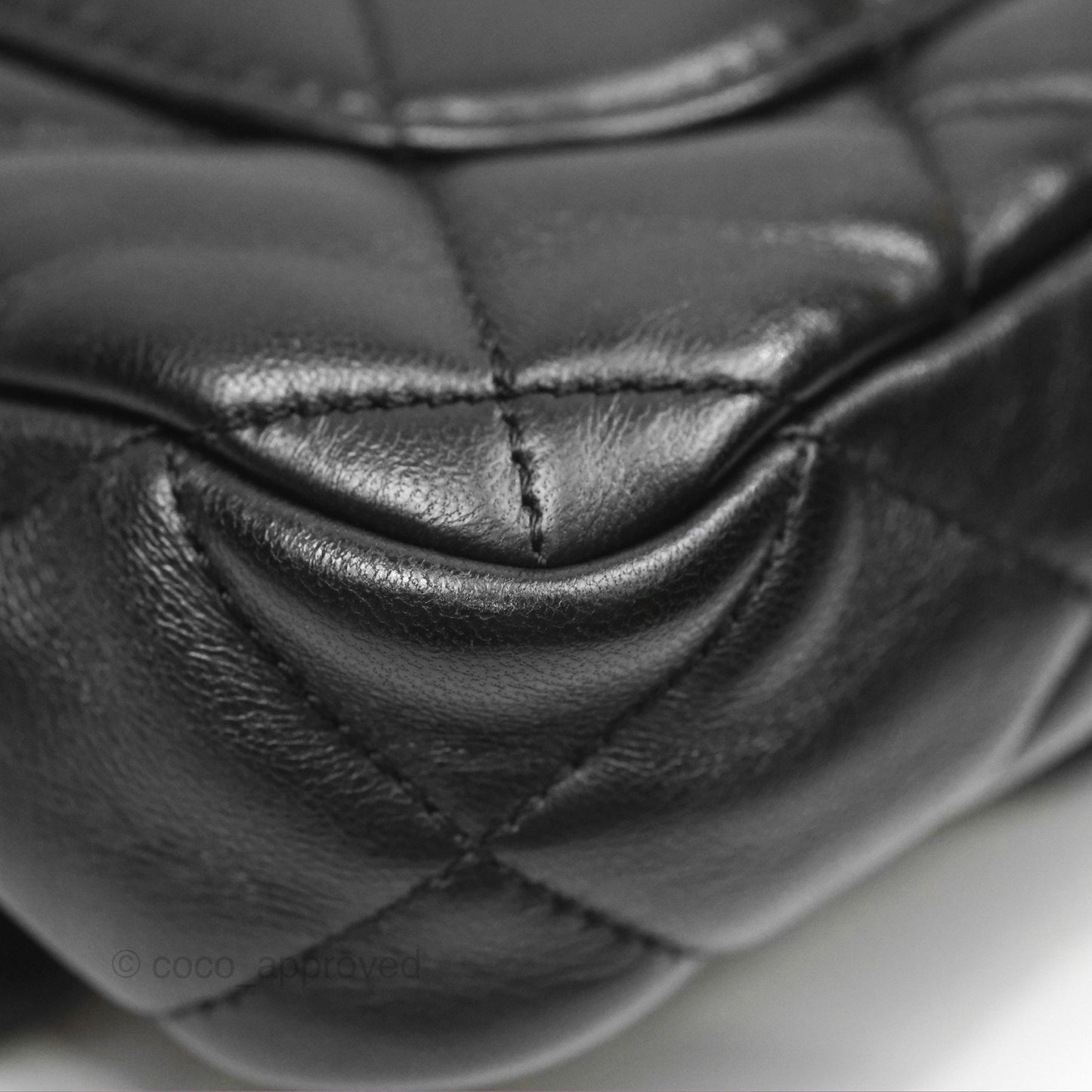 Chanel Small Funky Town Black Lambskin Aged Gold Hardware