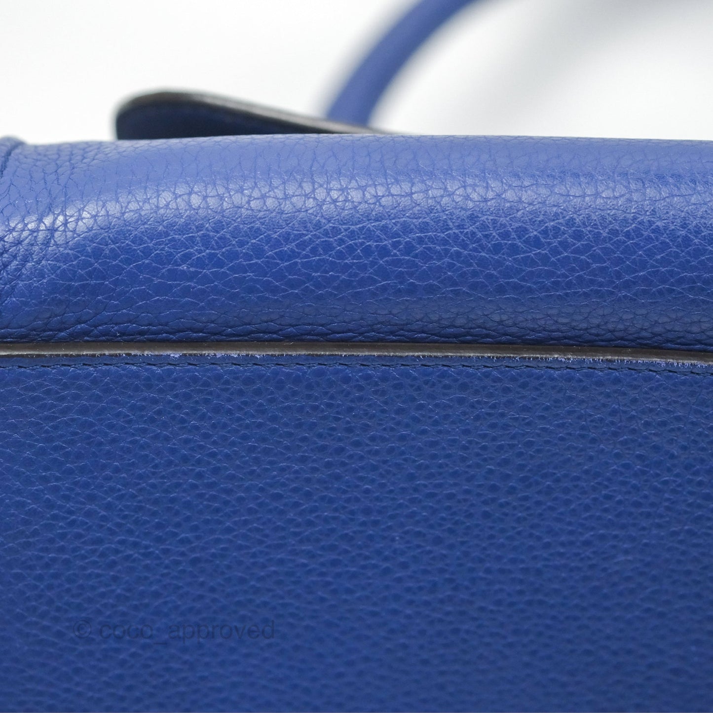 Celine Small Sleek Trapeze Blue Calfskin