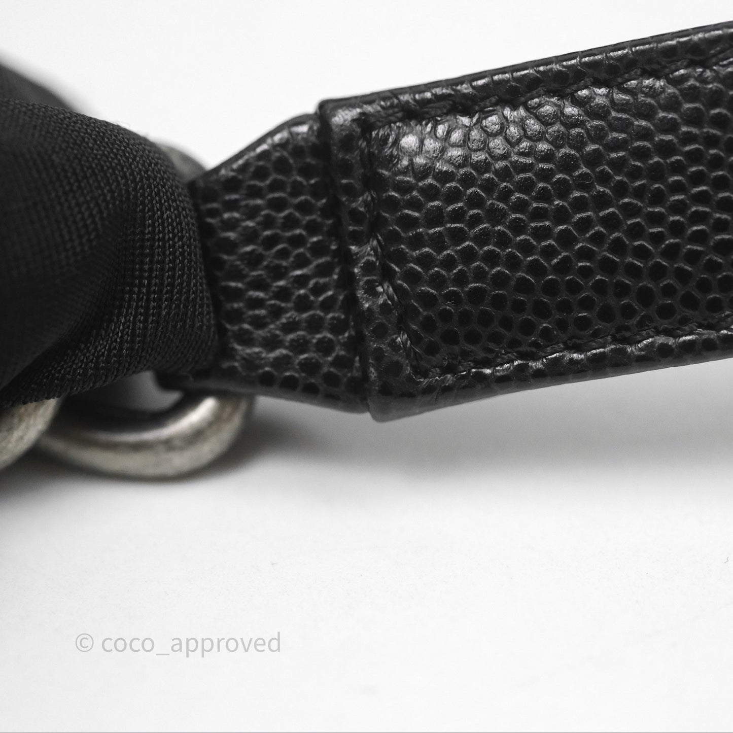 Chanel Quilted Medium Boy Black Caviar Ruthenium Hardware