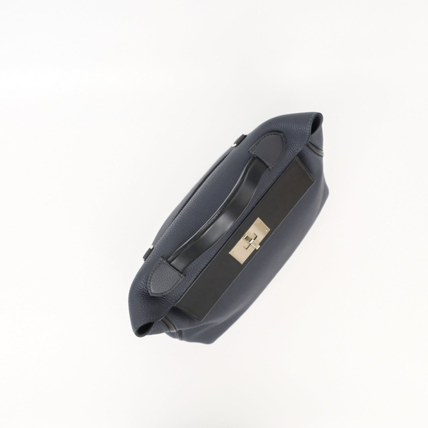 Hermès 24/24 29 Bleu Nuit 2Z / Noir Black 89 Togo/Swift Palladium Hardware