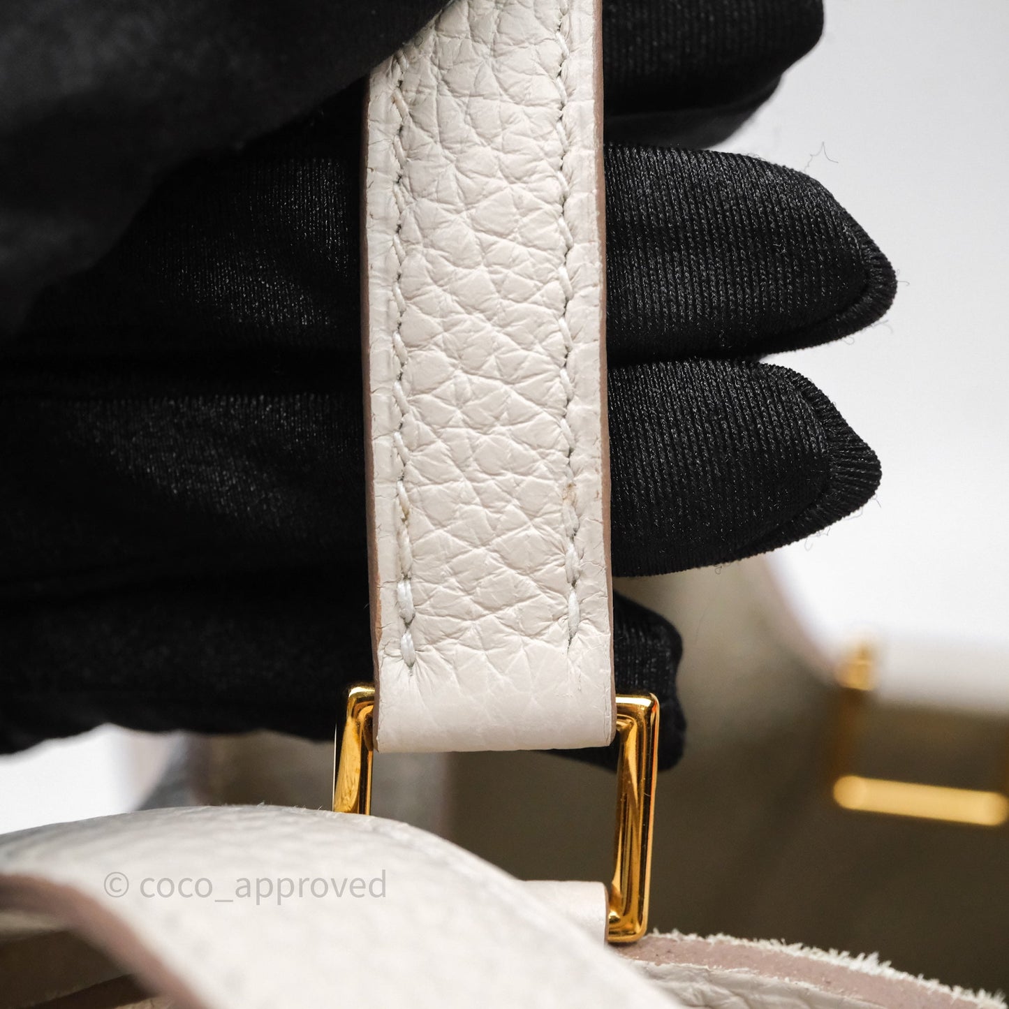 Hermès Picotin 18 Beton 8L Clemence Gold Hardware