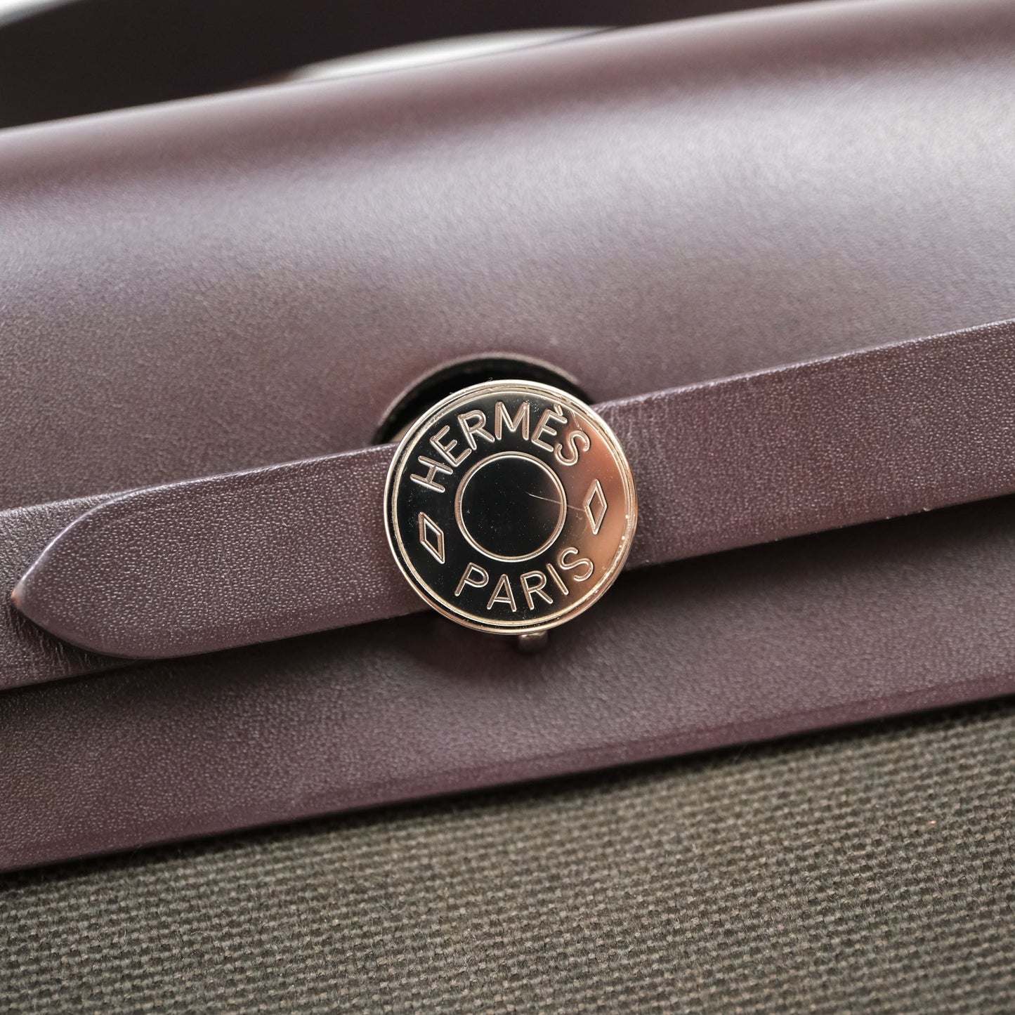 Hermès Herbag Zip 31 Dark Bronze Ebene 46 Palladium Hardware