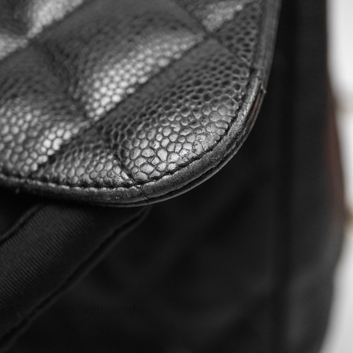 Chanel Jumbo Single Flap Black Caviar Gold Hardware⁣⁣