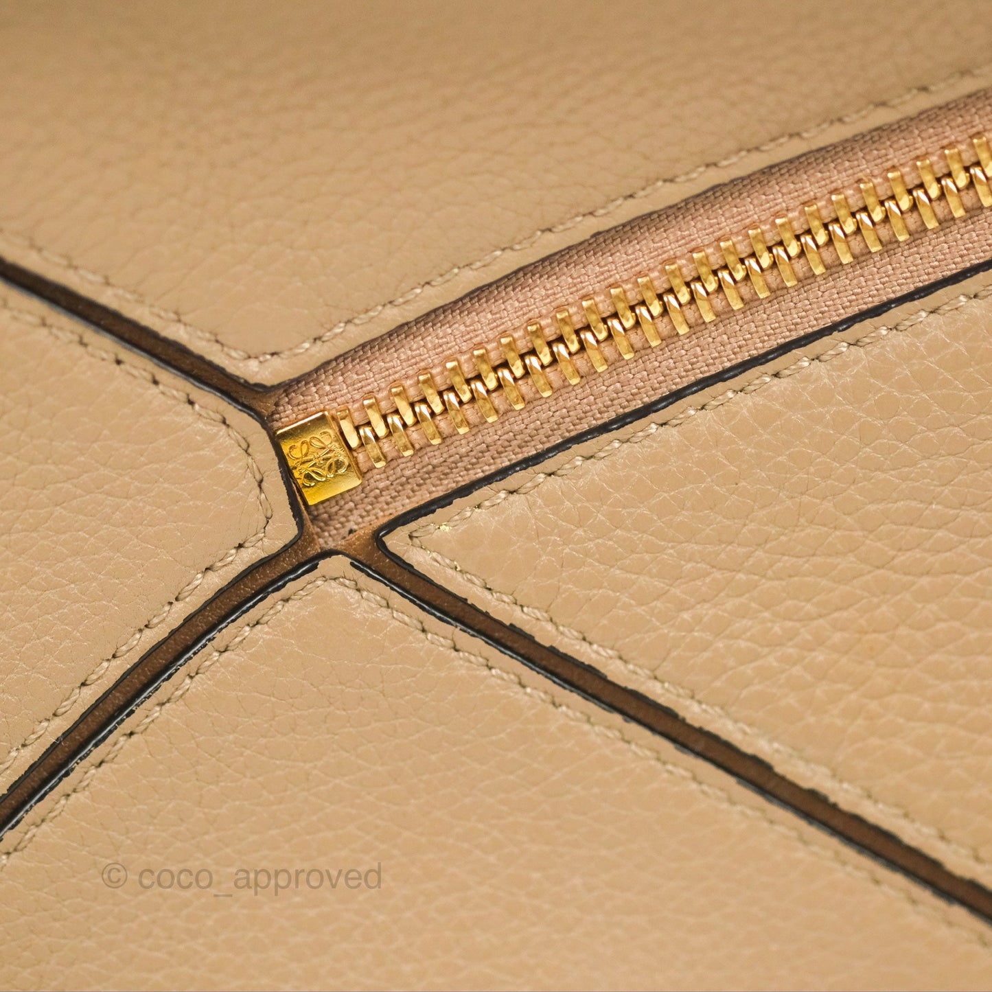 Loewe Small Puzzle Bag Sand Grained Calfskin