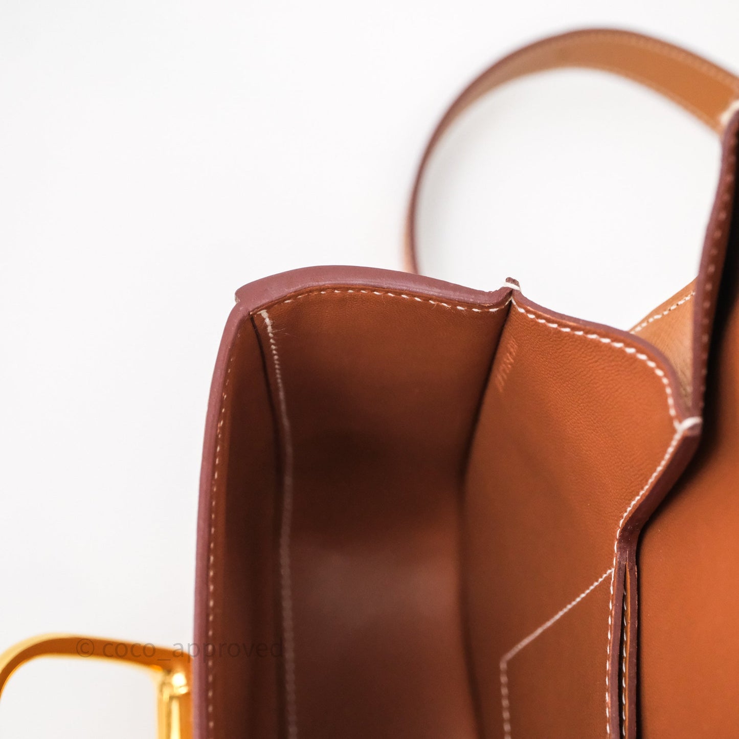 Hermès Della Cavalleria Mini Bag Gold 37 Epsom Gold Hardware