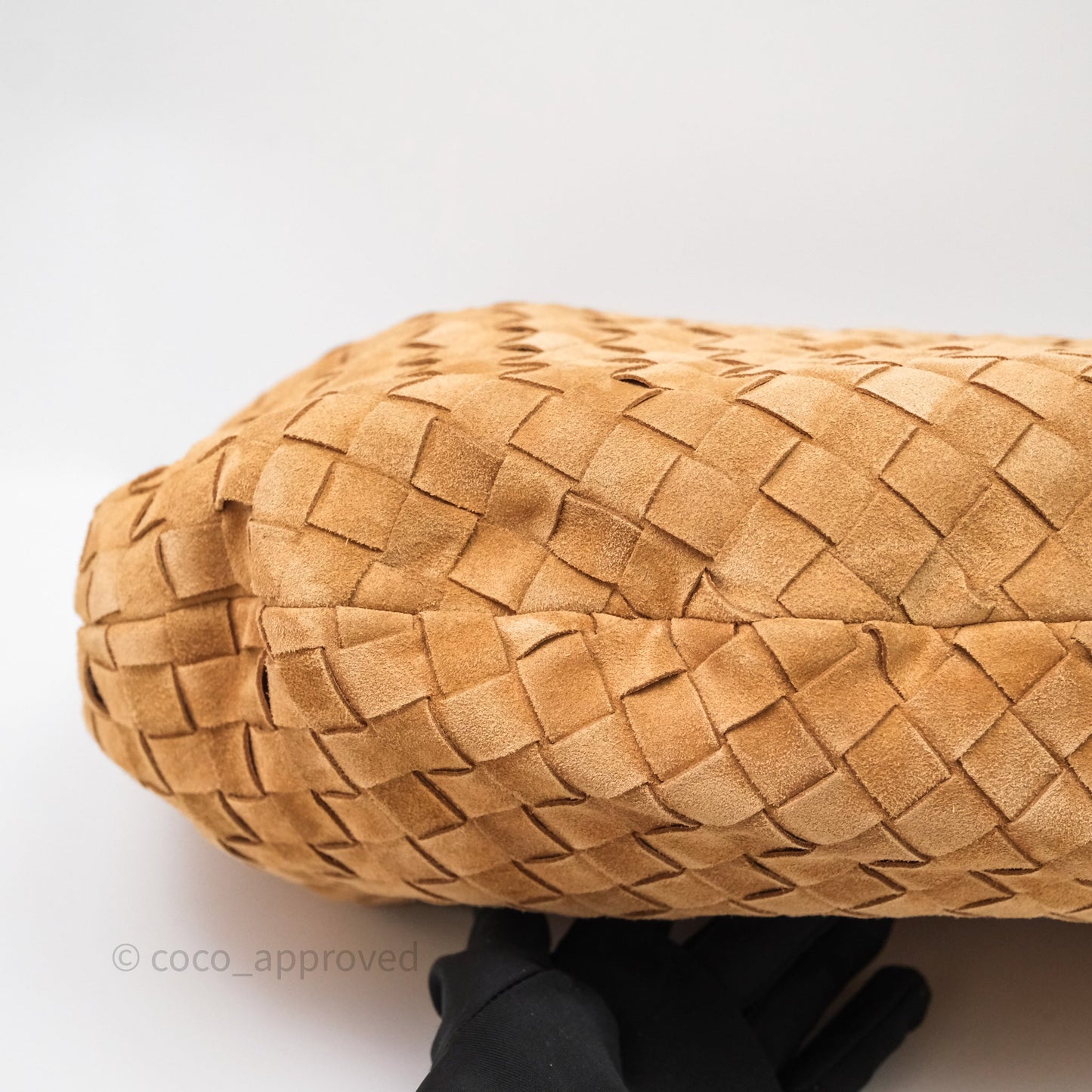 Bottega Veneta Classic Jodie Brown Suede Intrecciato