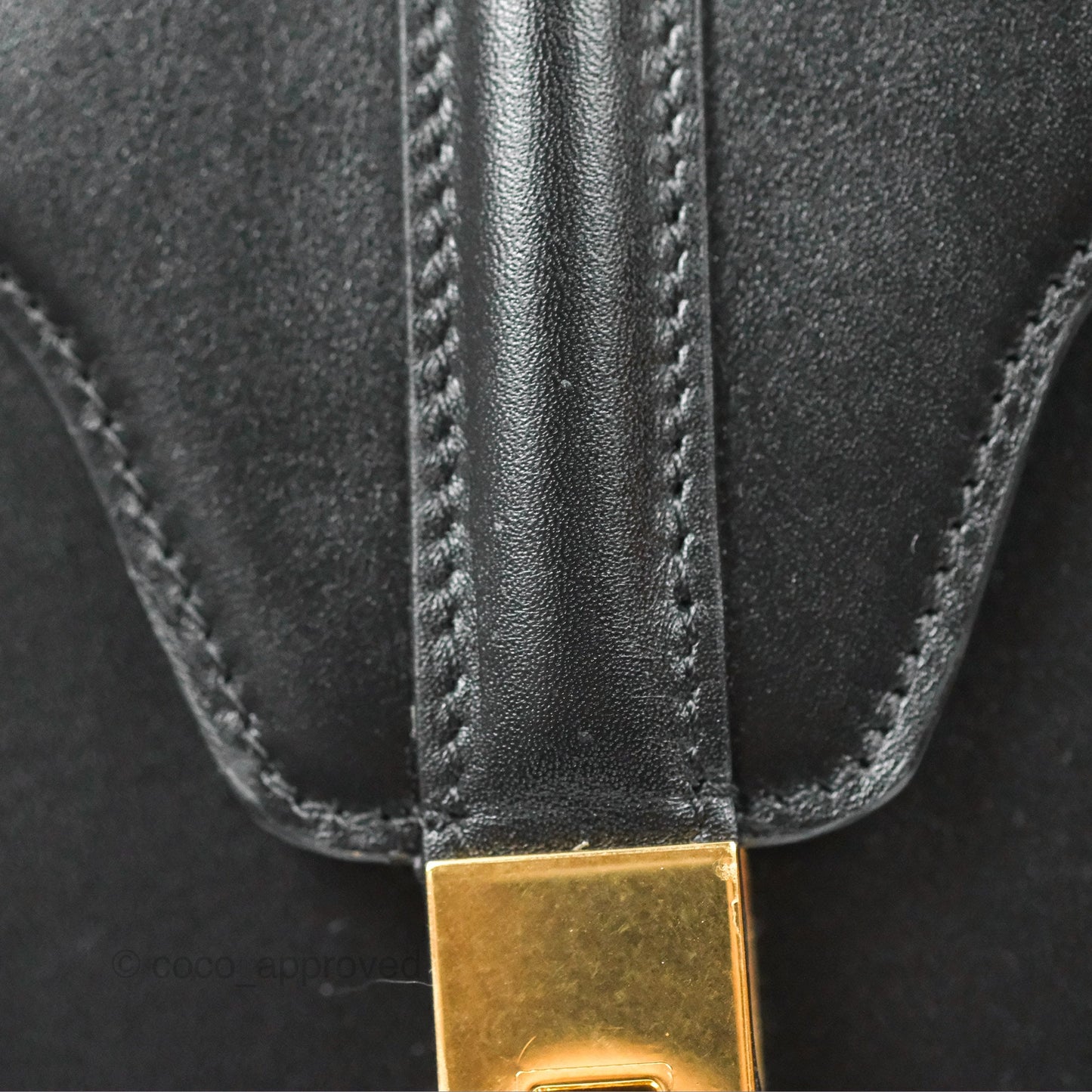 Celine Small 16 Bag Black Satinated Calfskin