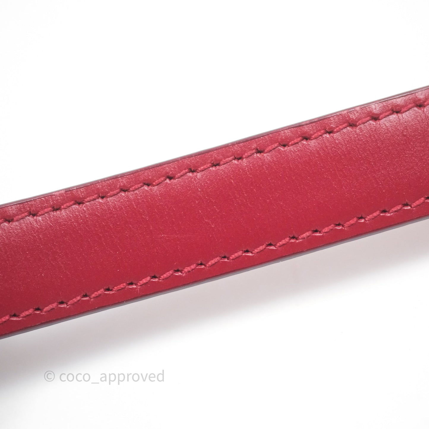 Celine Small Classic Box Flap Red Calfskin