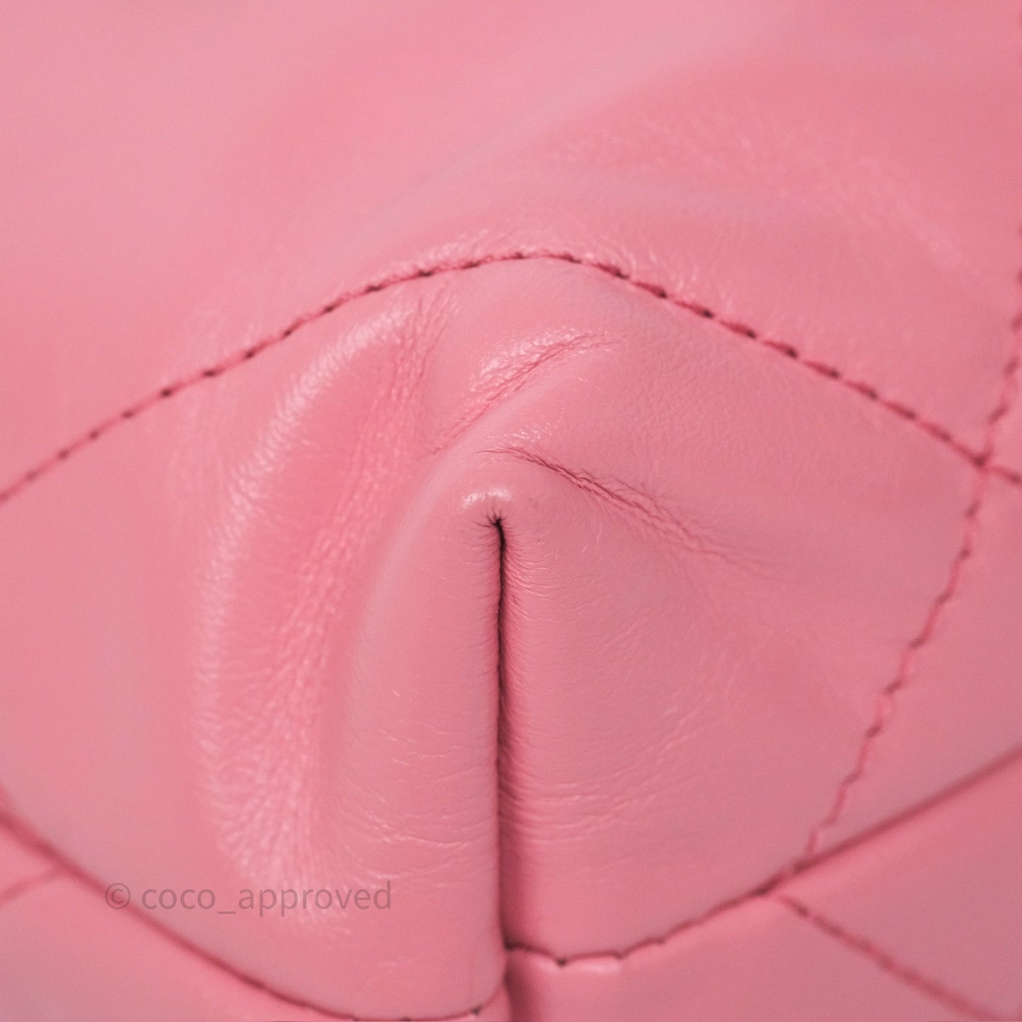 Chanel 22 Mini Bag Pink Shiny Crumpled Calfskin Matte Silver Hardware