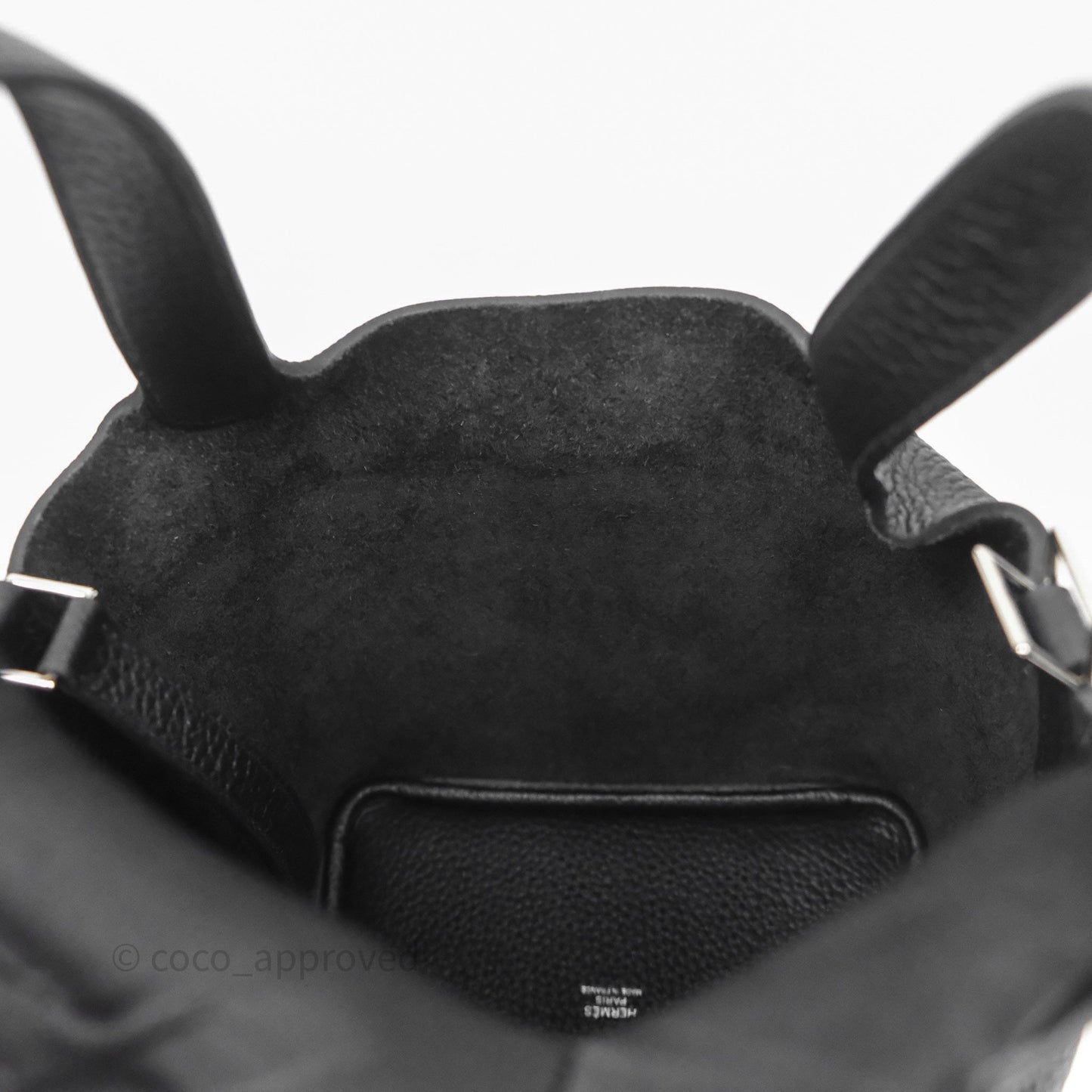 Hermès Picotin 18 Black Noir 89 Clemence Palladium Hardware