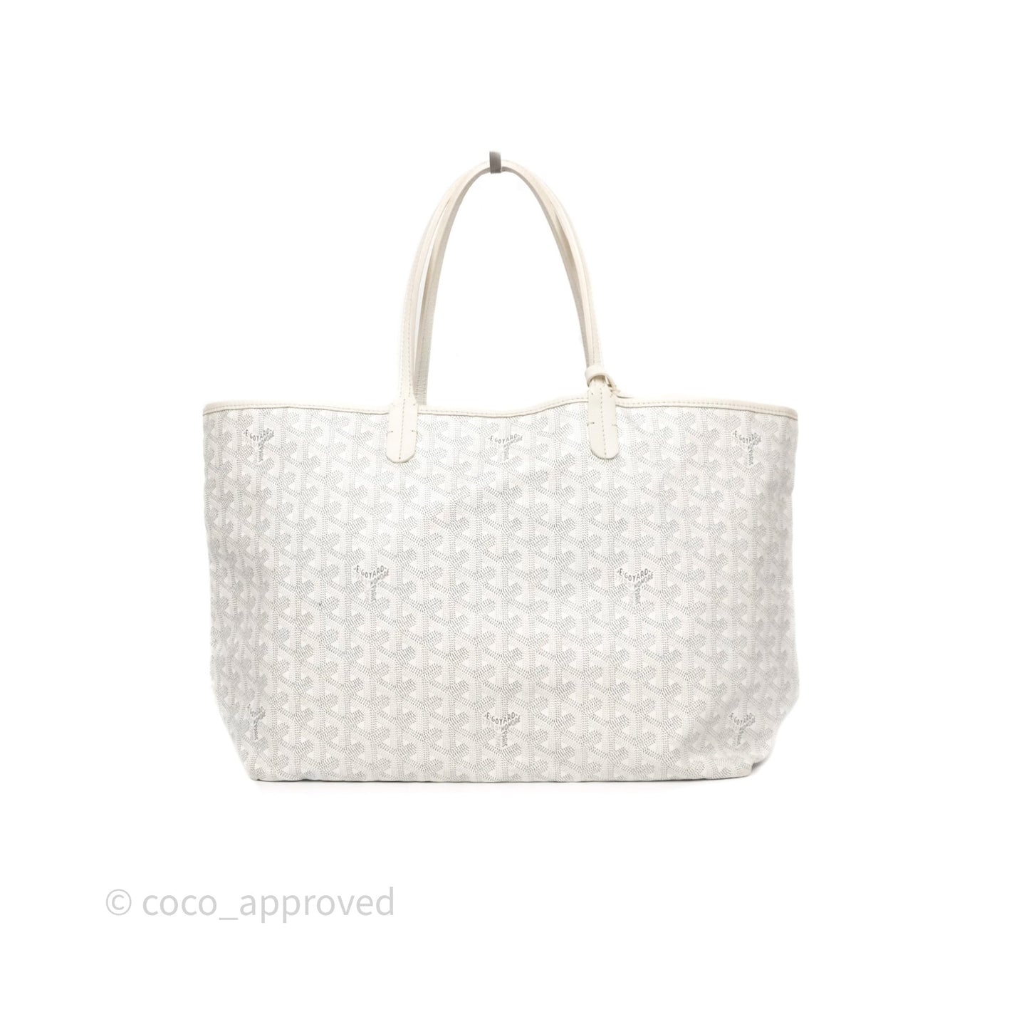 Goyard St Louis Tote PM White