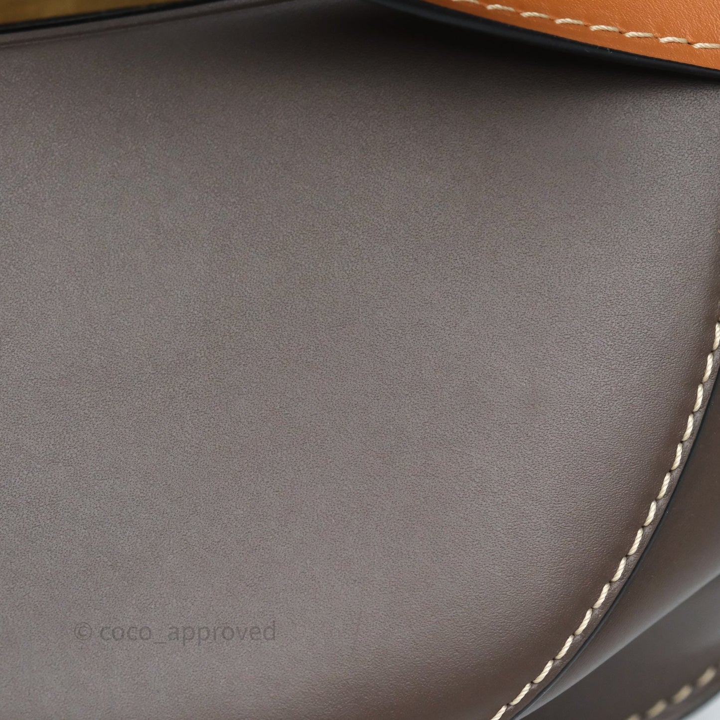 Loewe Small Gate Bag Smooth Calfskin Burgundy Tan Brown