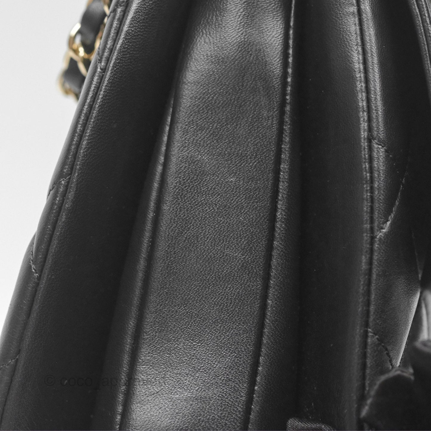 Chanel Small Trendy CC Black Lambskin Gold Hardware