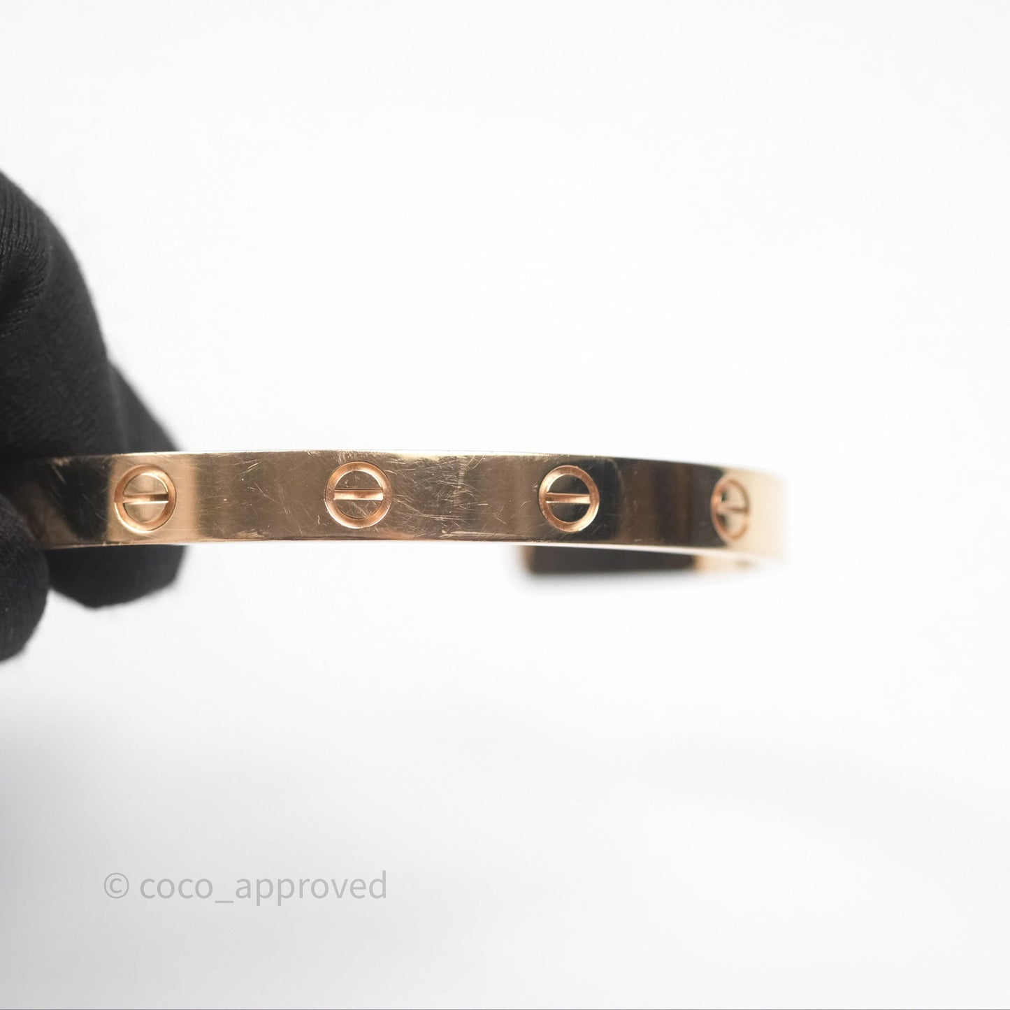 Cartier Love Bracelet Open Classic Model Rose Gold