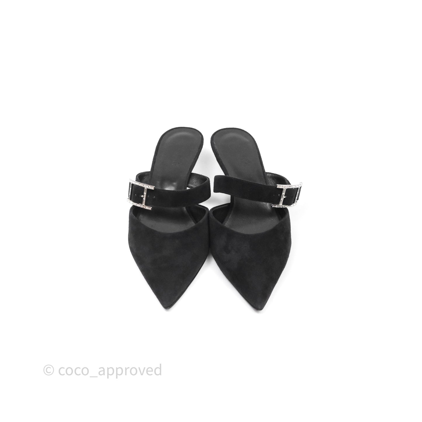 Hermès Suede Blink Black Size 37