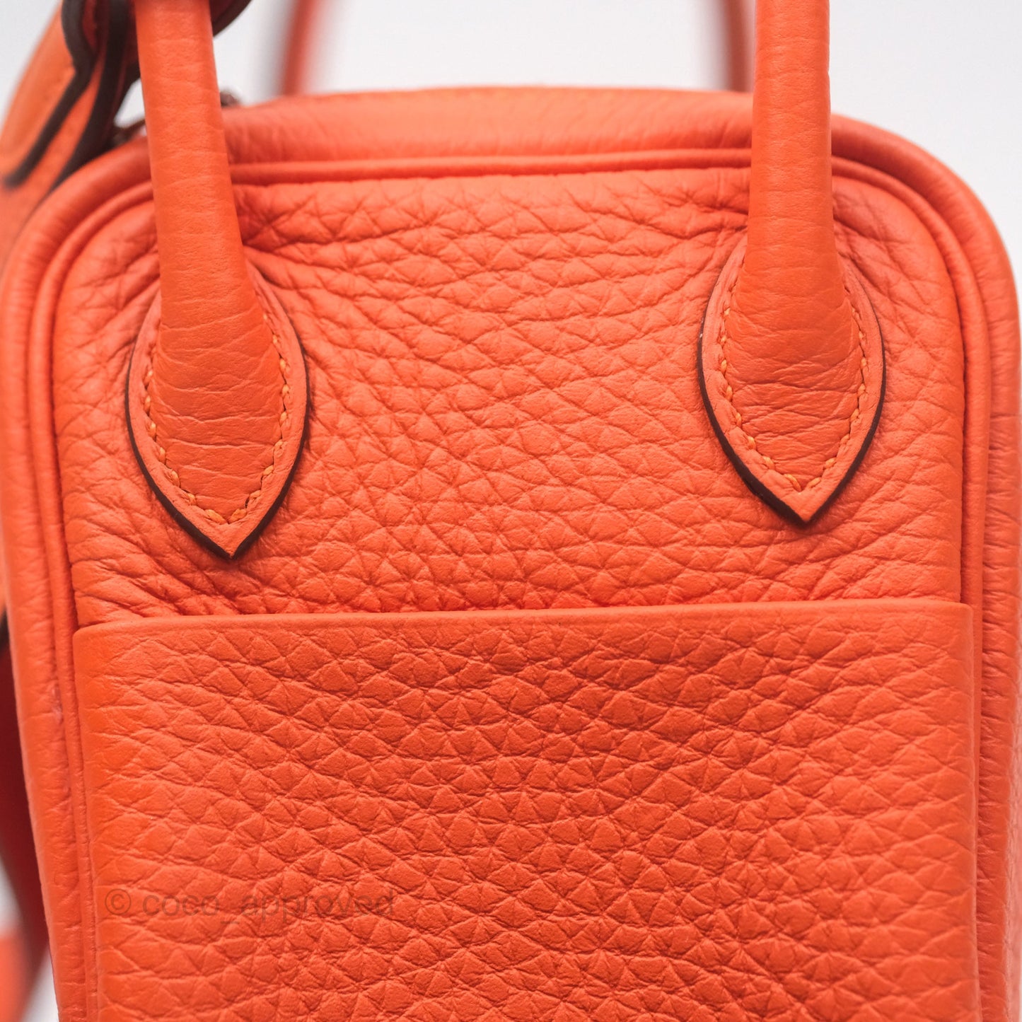 Hermès Mini Lindy 20 Clemence Palladium Hardware