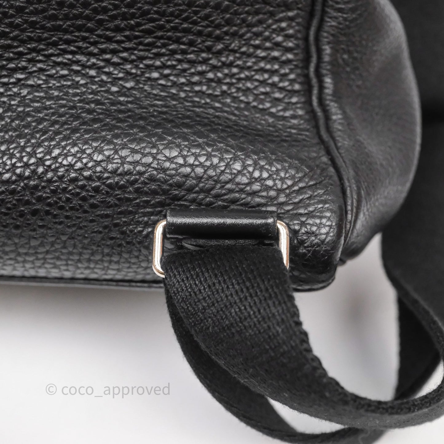 Hermès Kelly Ado Backpack GM Black Noir 89 Togo Palladium Hardware