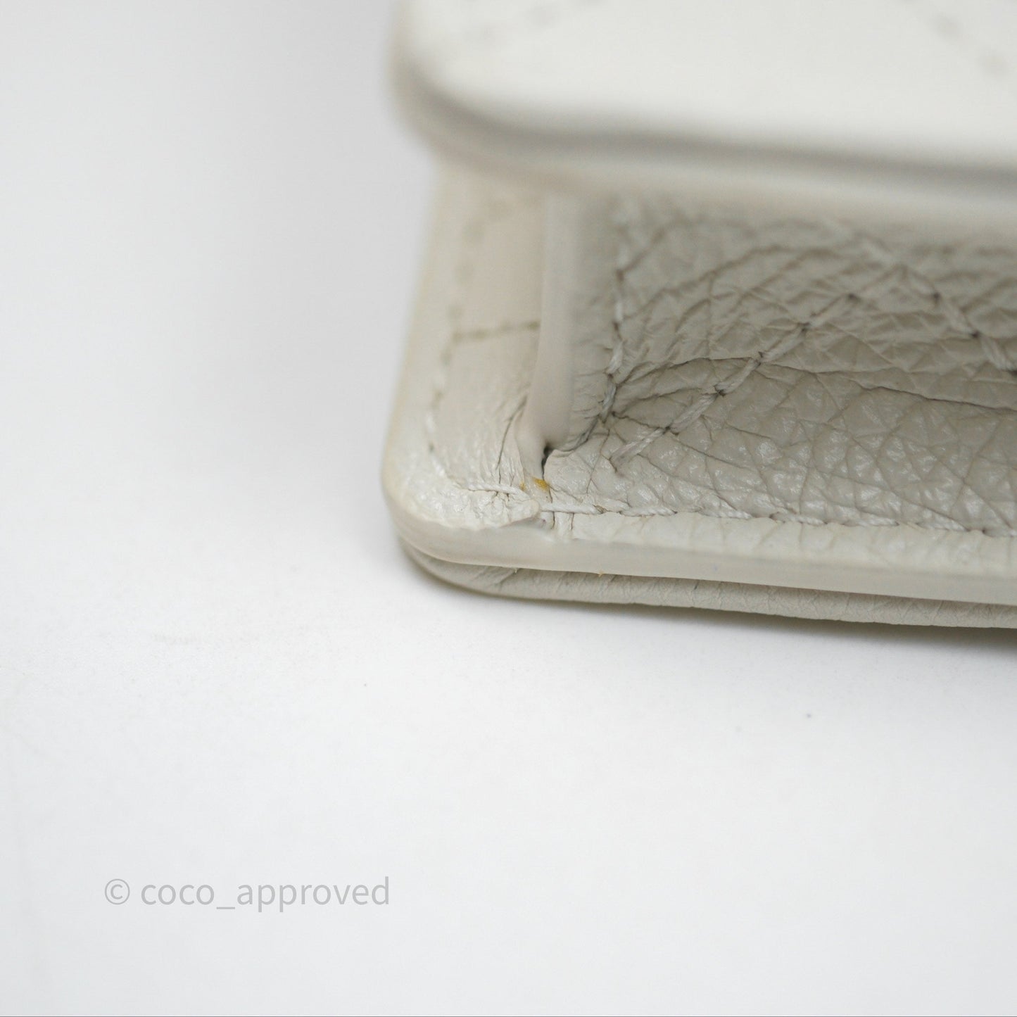 Dior Caro Pouch with Chain Latte Supple Cannage Calfskin