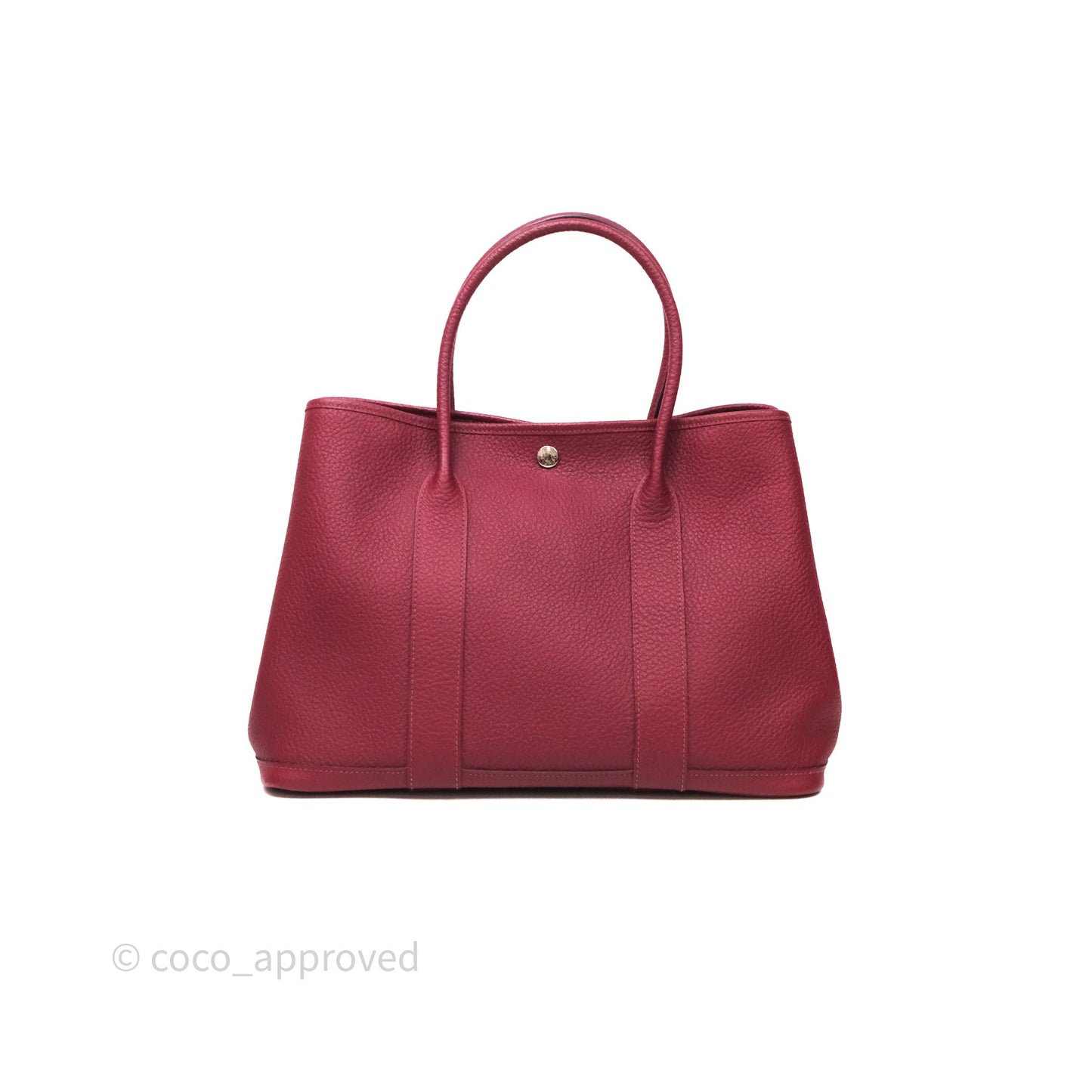 Hermès Garden Party 36 Burgundy Negonda