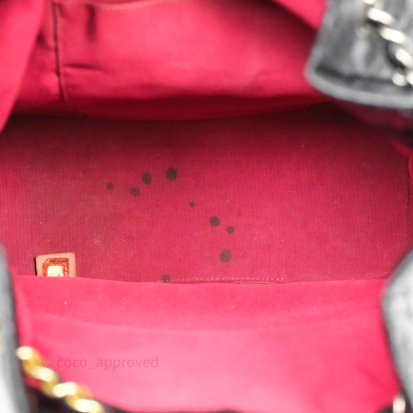 Chanel Small Gabrielle Backpack Black Aged Calfskin