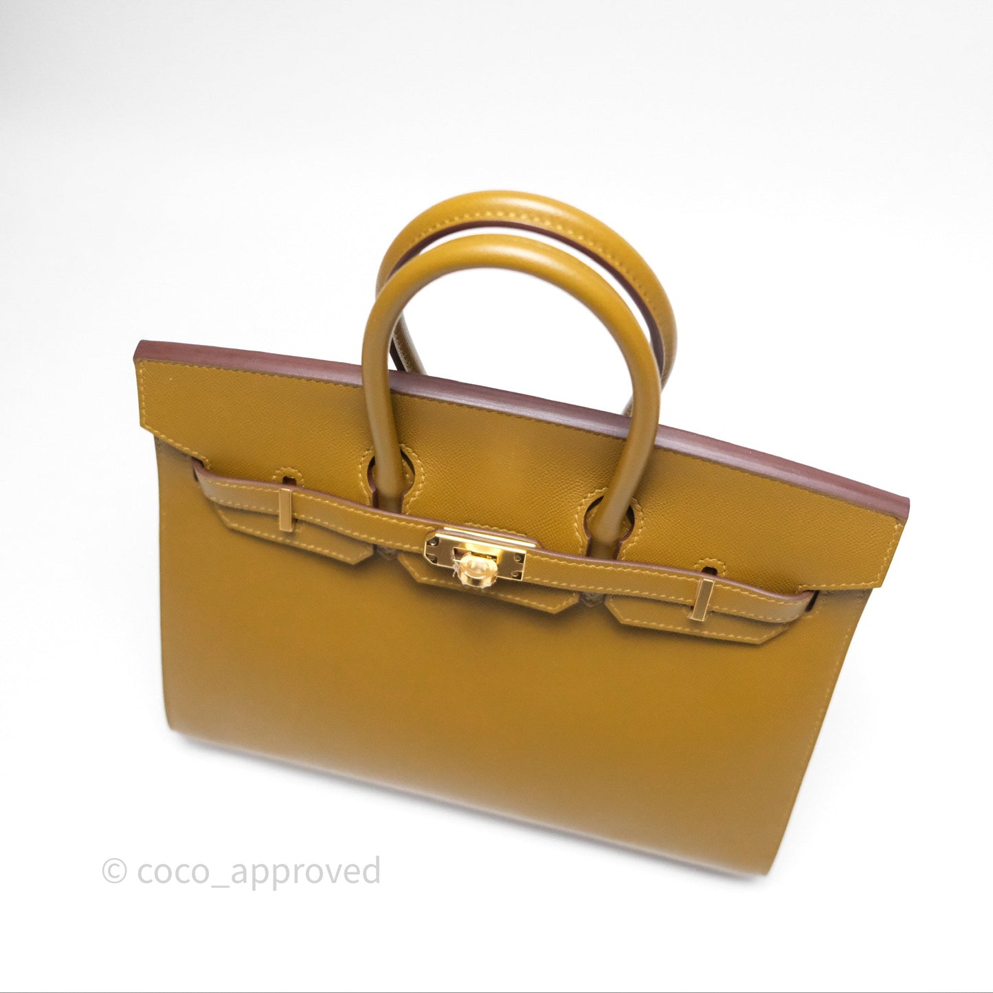 Hermès Birkin 25 Sellier Bronze Dore U8 Madame Gold Hardware