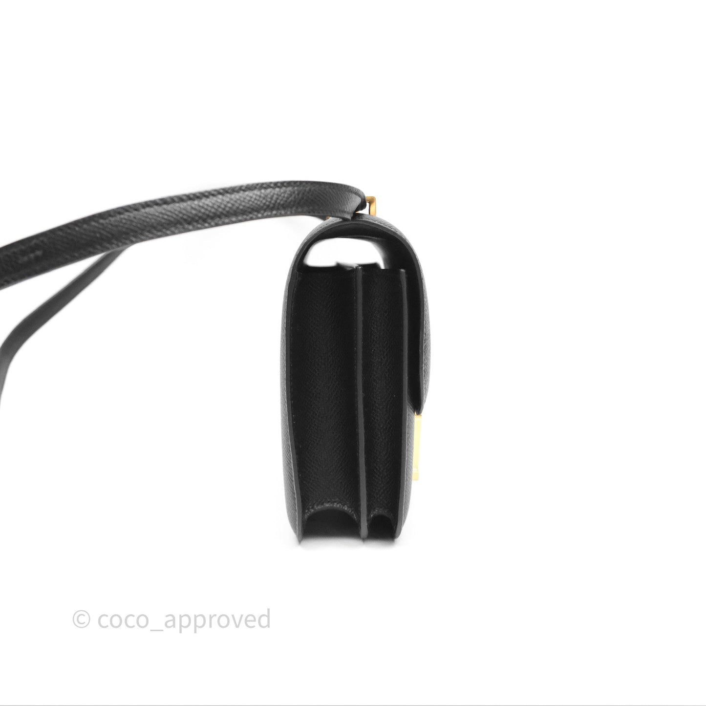 Hermès Constance Mini 18cm Black Noir 89 Epsom Gold Hardware