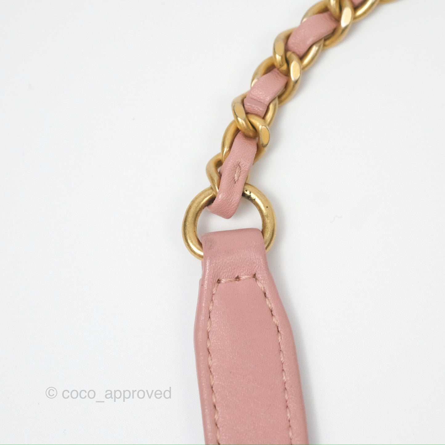 Chanel Small CC Filigree Flap Pink Tweed