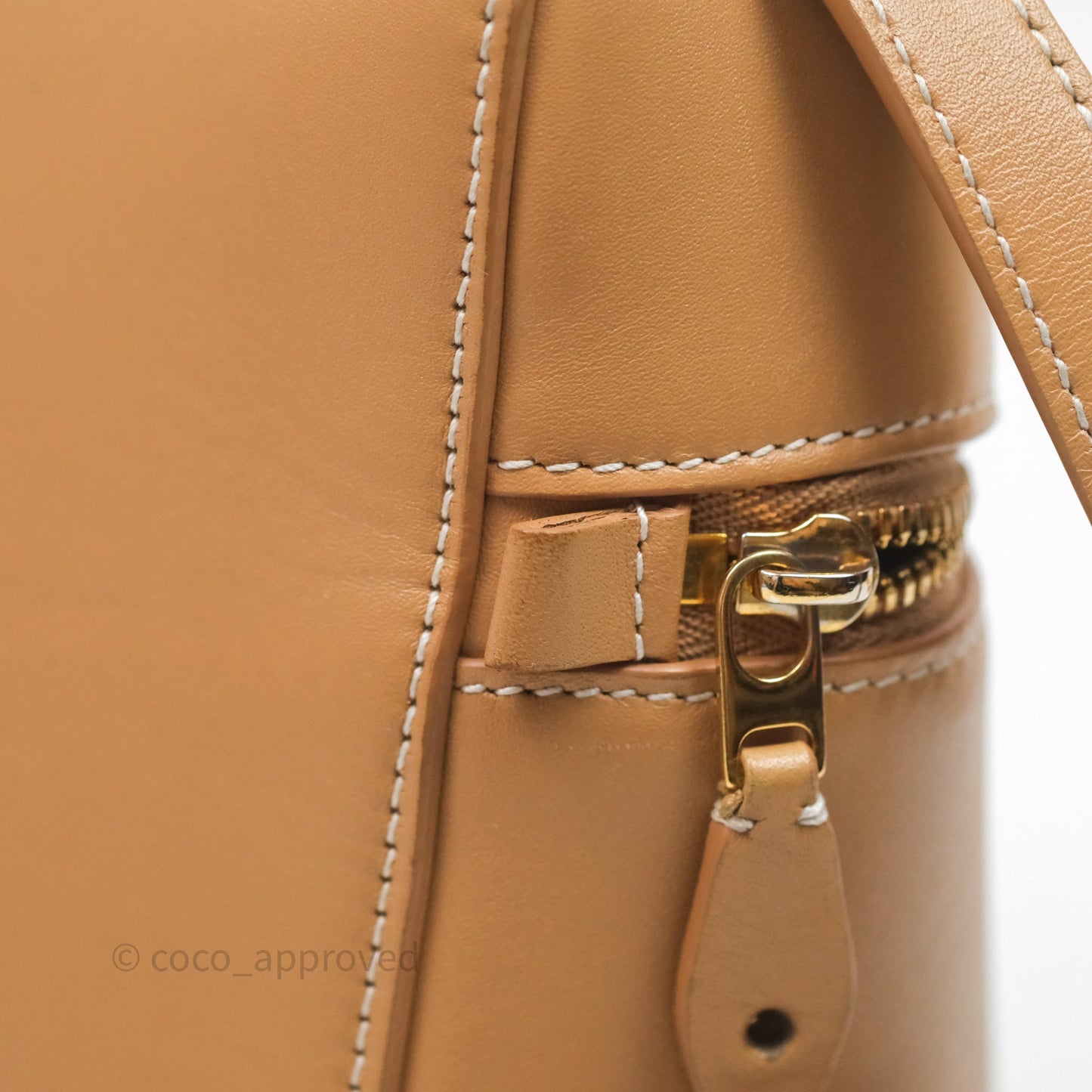 Loro Piana Extra Bag L27 Light Bamboo Calfskin Gold Hardware