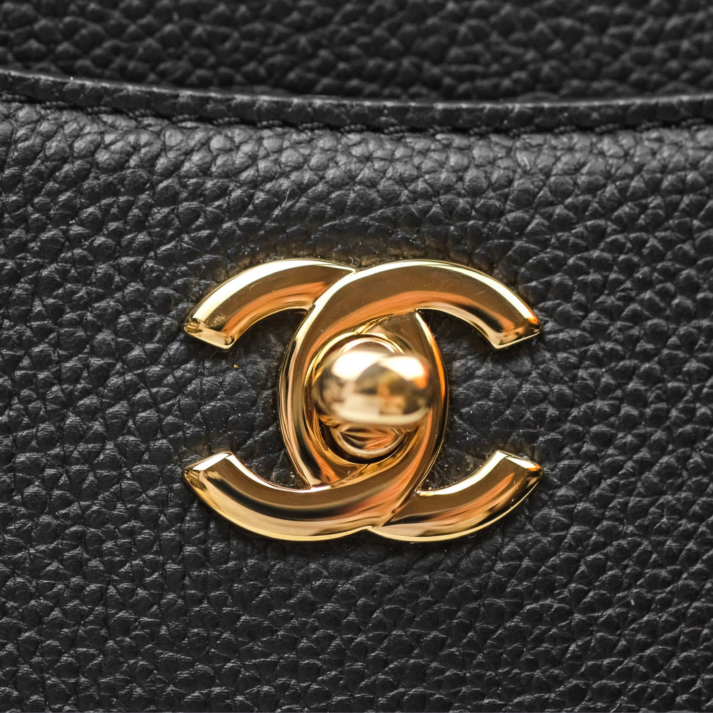 Chanel Small Neo Executive Tote Bag Black Grained Calfskin