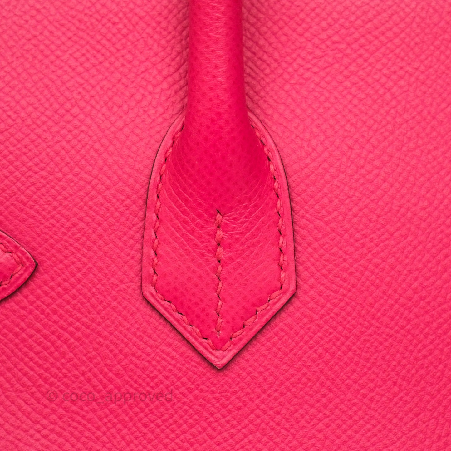 Hermès Birkin Retourne 30 Rose Extreme I6 Epsom Gold Hardware