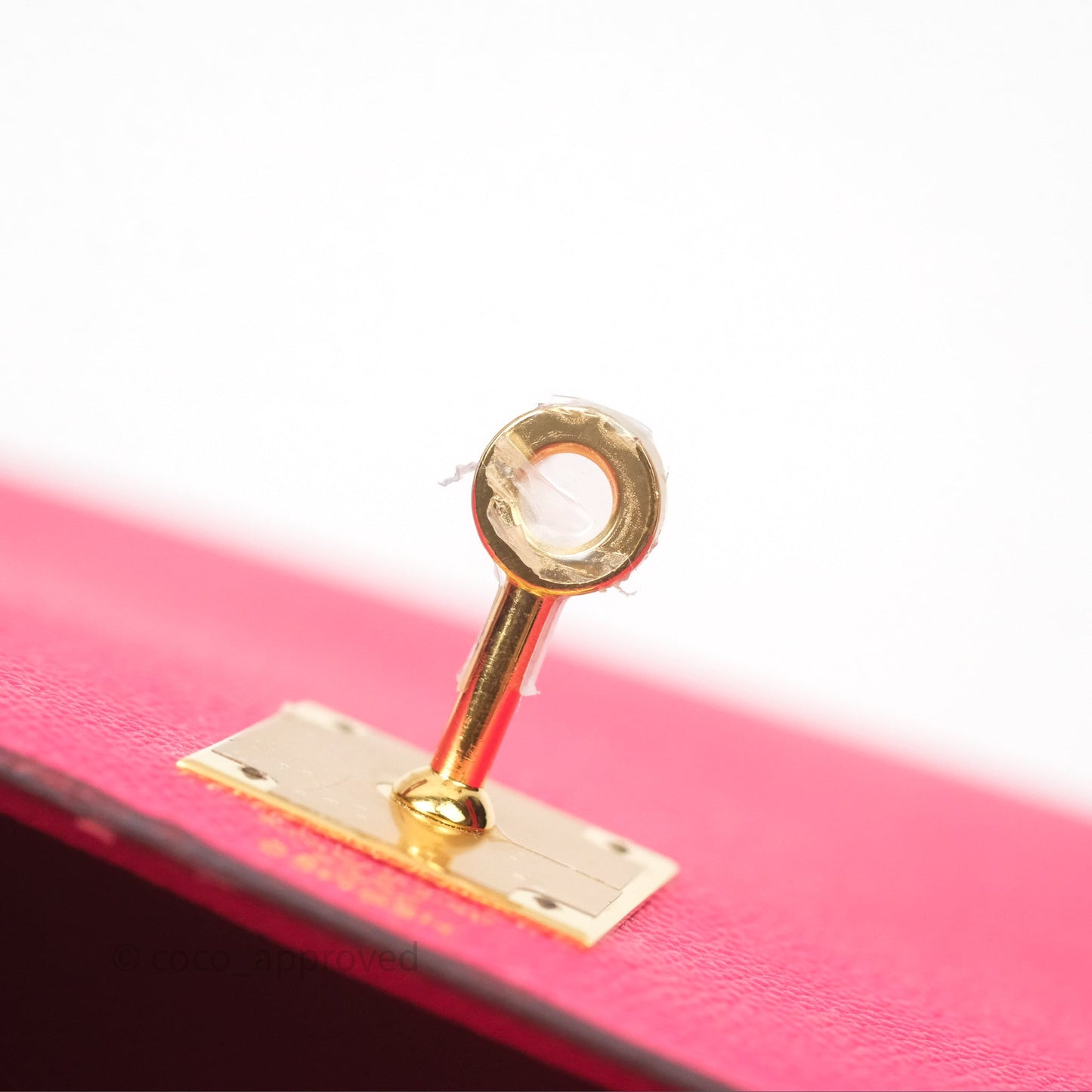 Hermès Kelly 28 Sellier Rose Extreme I6 Epsom Gold Hardware