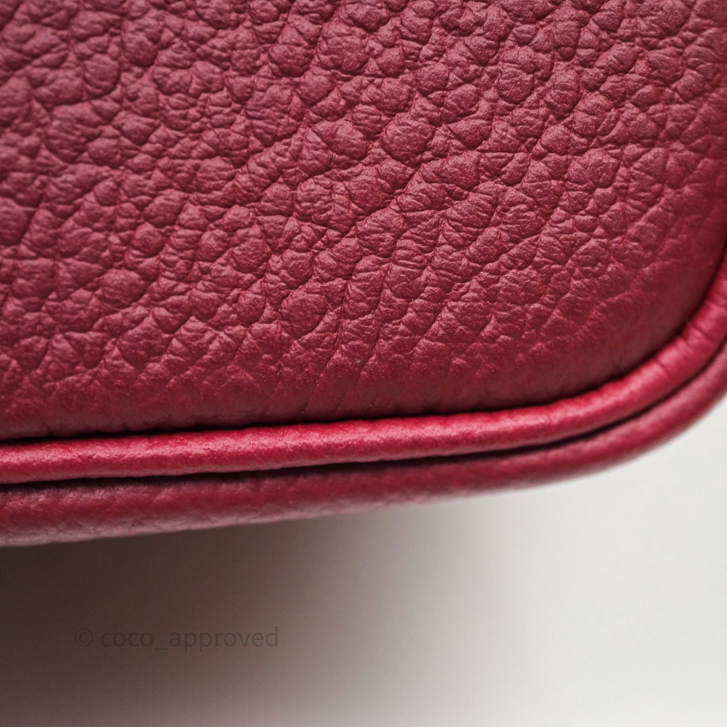 Hermès Garden Party 36 Burgundy Negonda