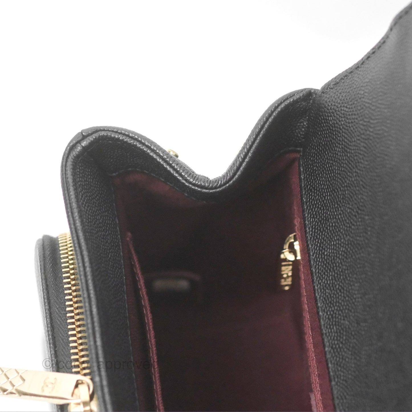 Chanel Quilted Medium Business Affinity Flap Black Caviar Gold Hardware