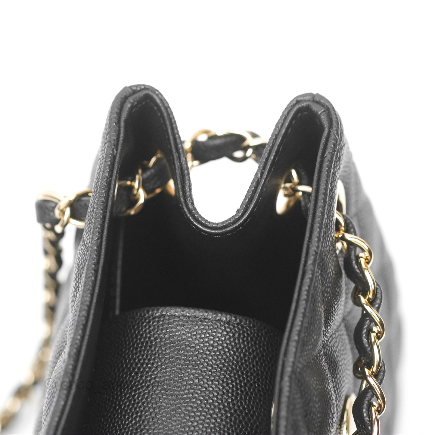 Chanel Mini Bucket Tote Black Caviar Gold Hardware 22S