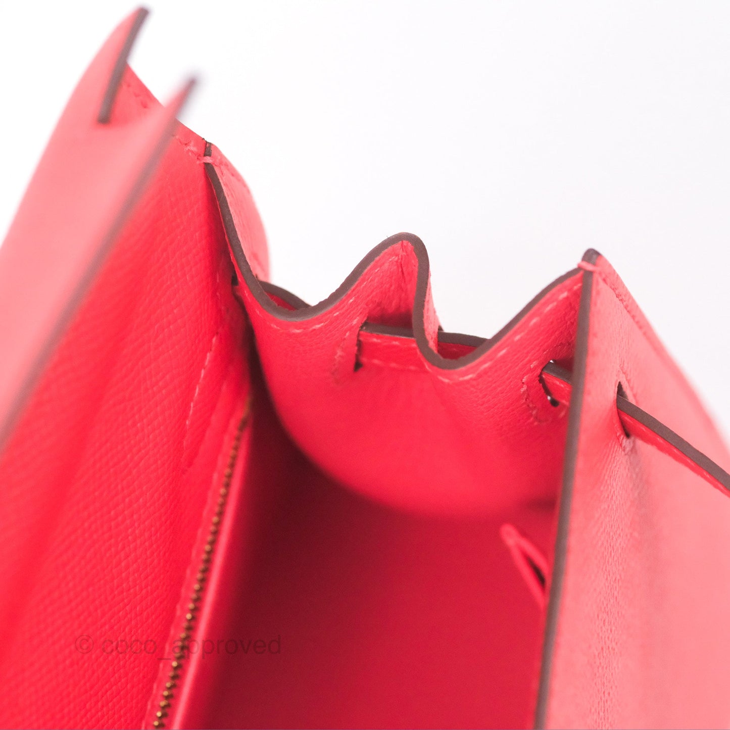 Hermès Kelly 25 Sellier Rose Jaipur Epsom Gold Hardware
