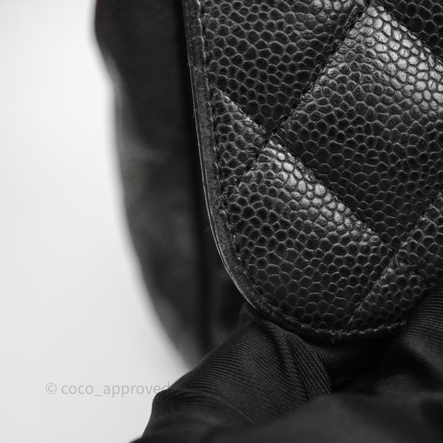 Chanel Jumbo Single Flap Black Caviar Gold Hardware⁣⁣