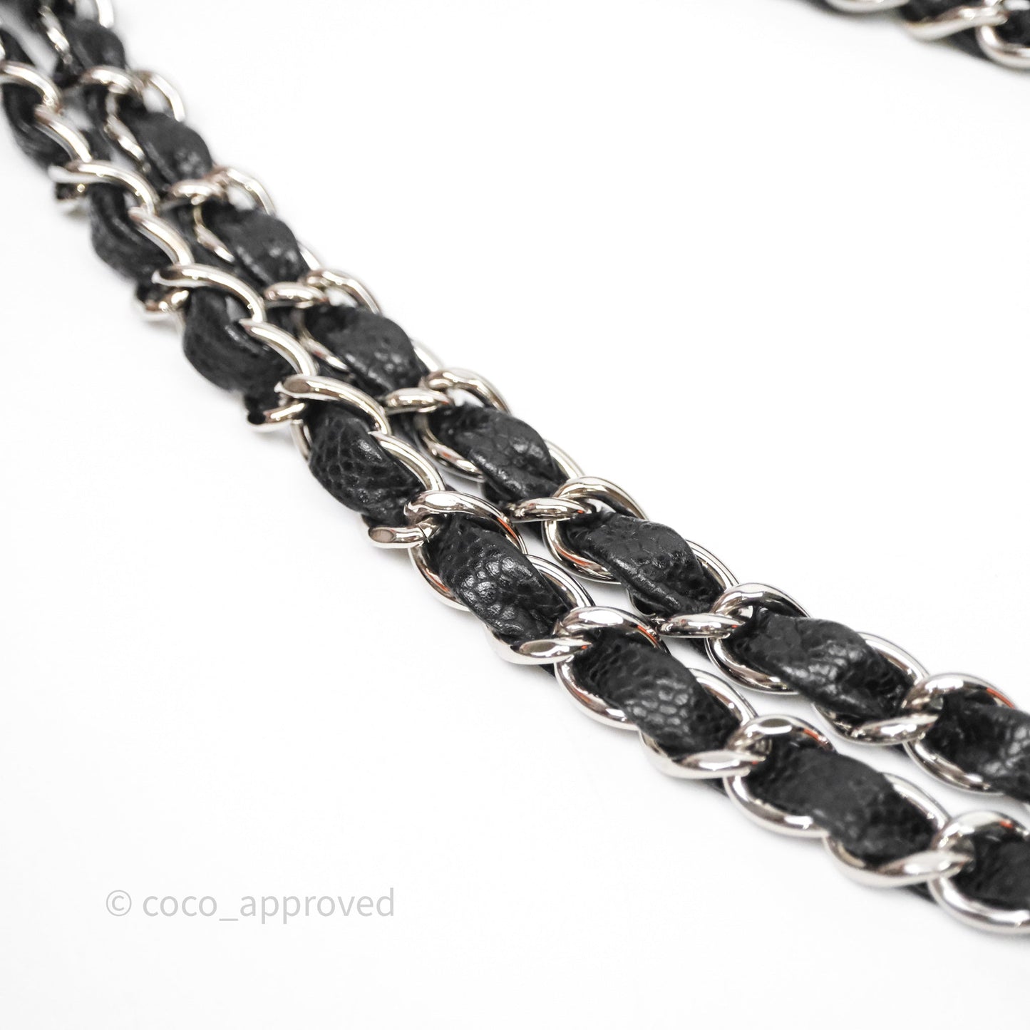 Chanel Jumbo Single Flap Black Caviar Silver Hardware
