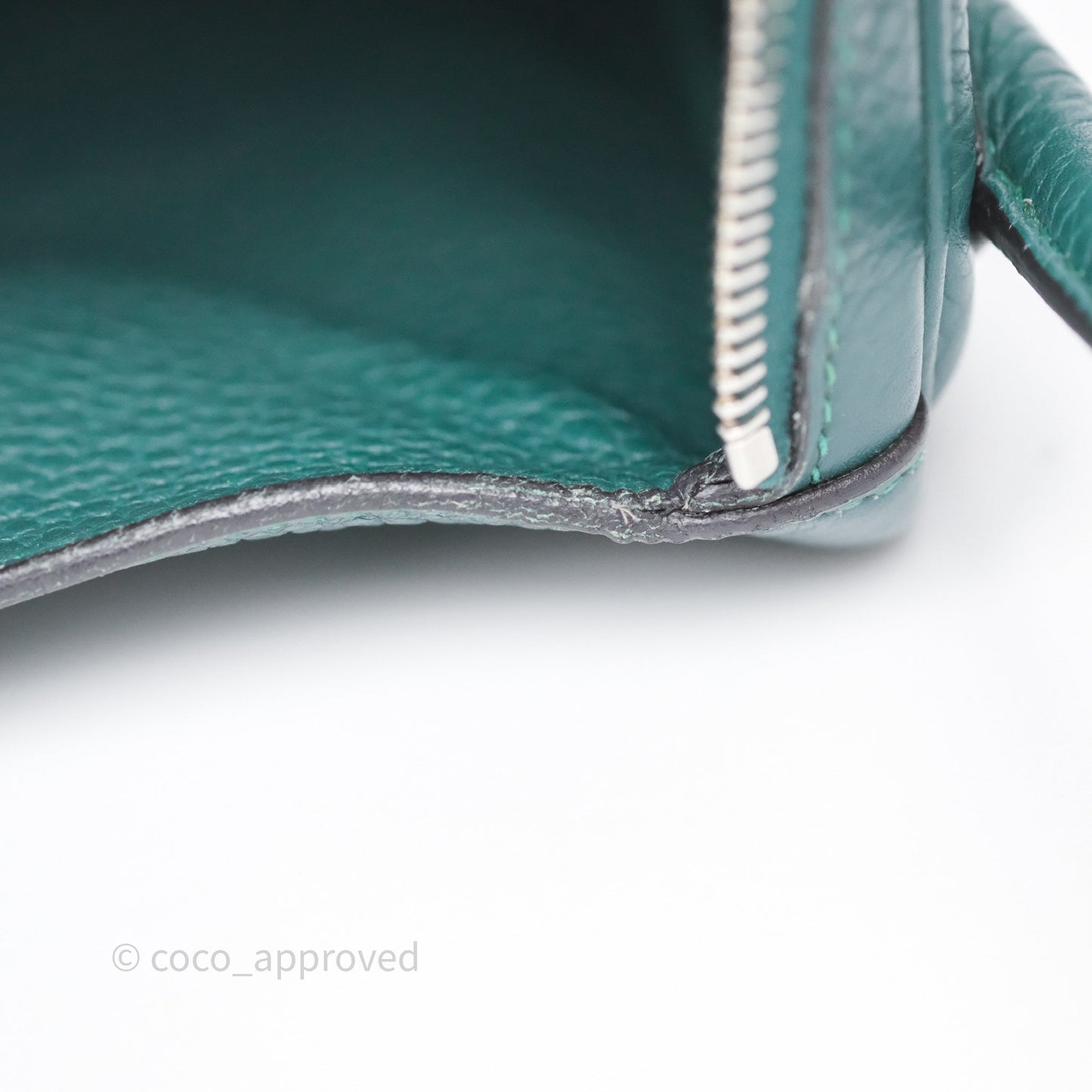 Hermès Lindy 30 Malachite Z6 Clemence Palladium Hardware