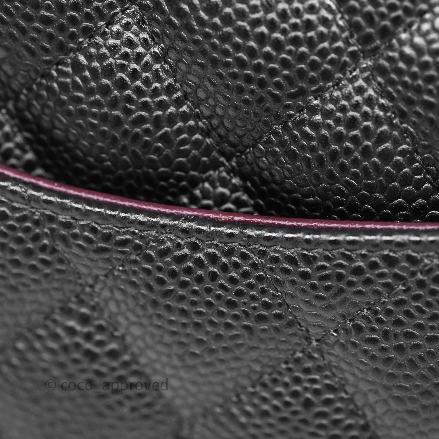 Chanel M/L Medium Classic Flap Quilted Black Caviar Gold Hardware