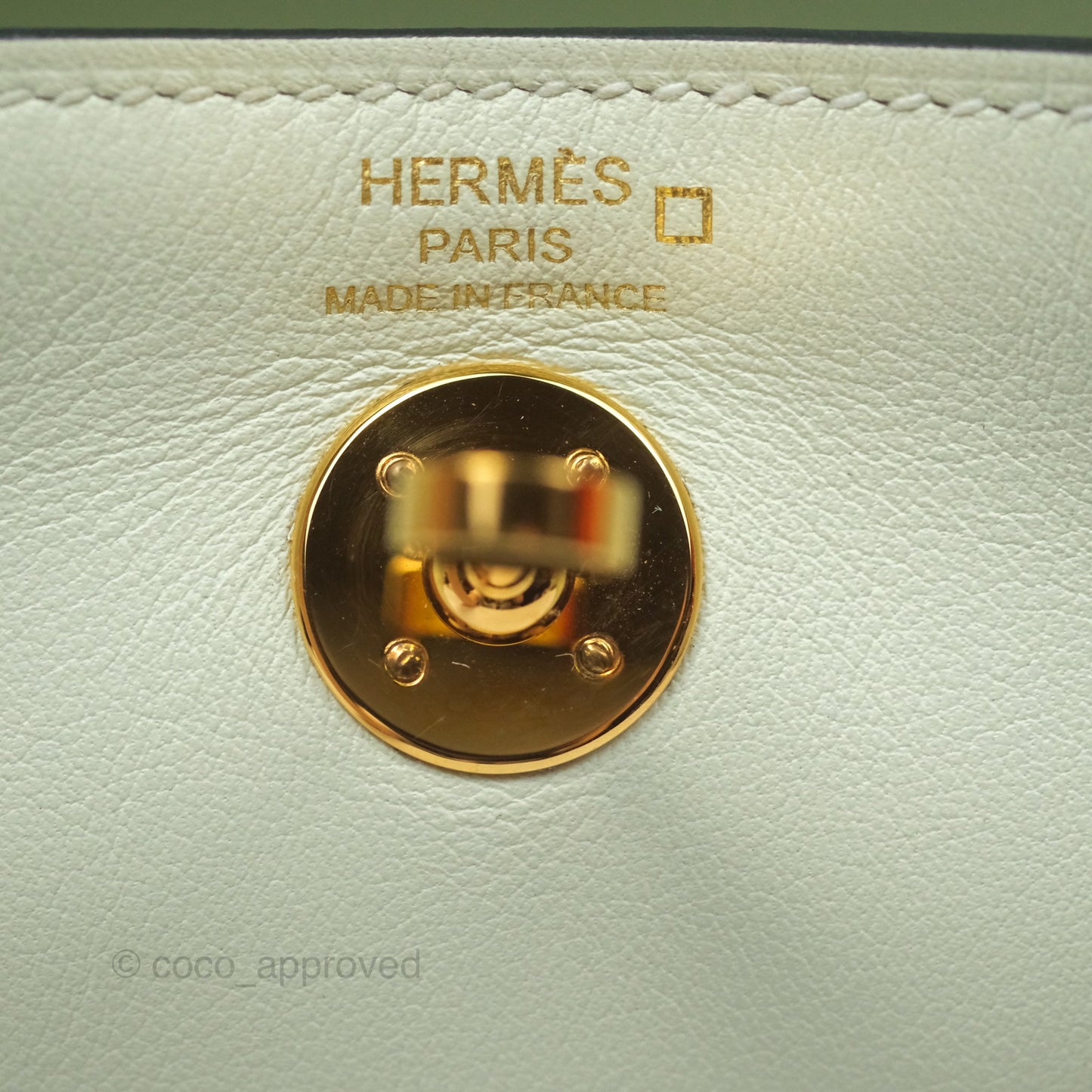 Hermès Mini Lindy Touch Vert Fizz 0S Swift Alligator Handle Gold Hardware