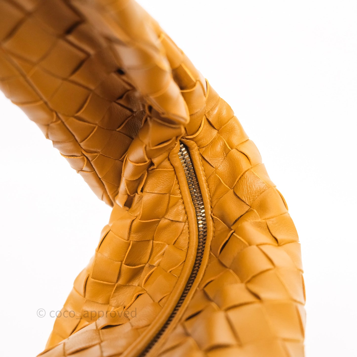 Bottega Veneta Teen Jodie Caramel Intrecciato Lambskin