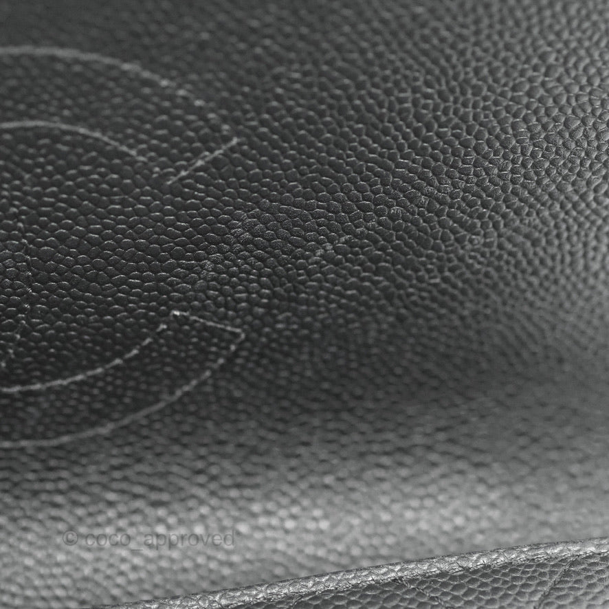 Chanel Chic Affinity Small Grained Calfskin Black Aged Gold Hardware