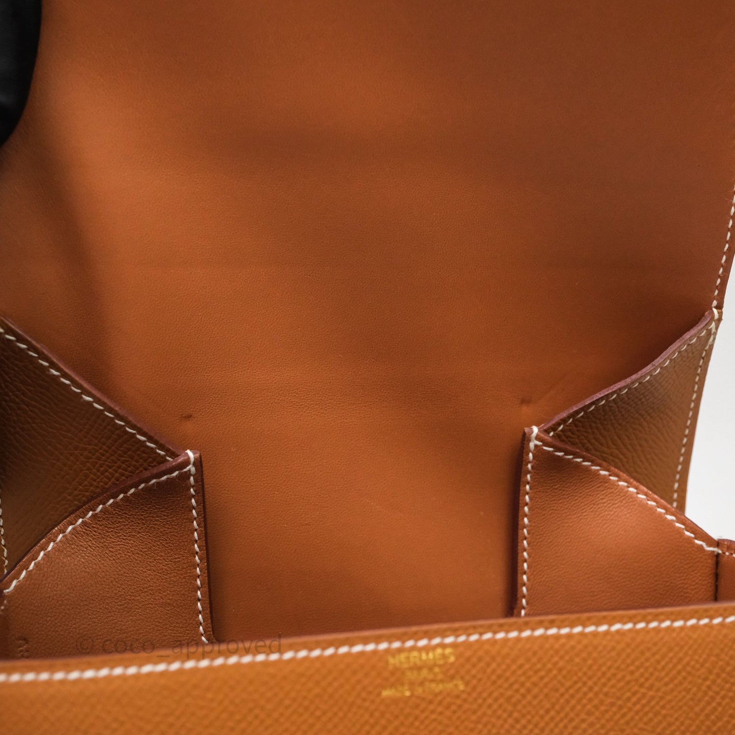 Hermès Della Cavalleria Mini Bag Gold 37 Epsom Gold Hardware