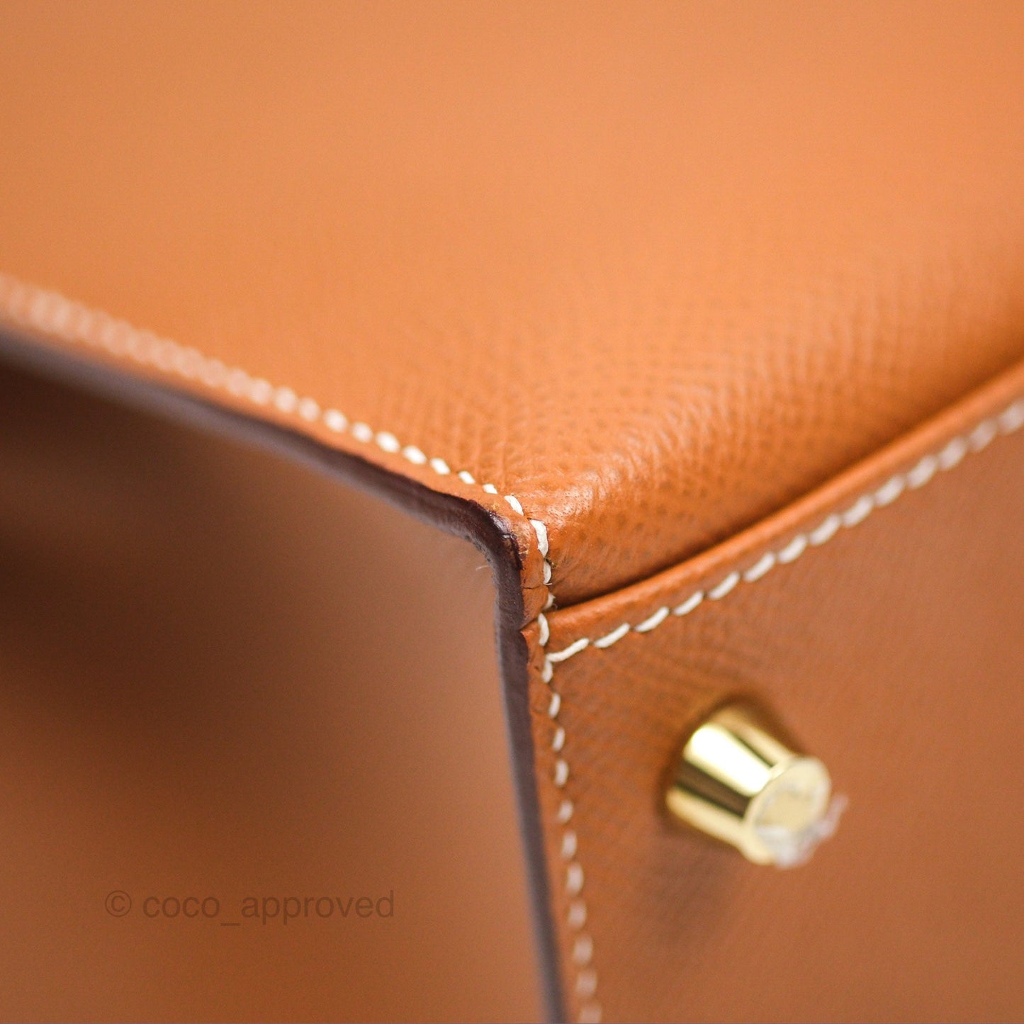 Hermès Kelly Sellier 28 Gold 37 Epsom Gold Hardware