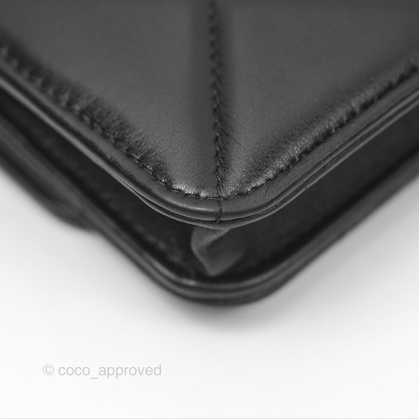 Chanel 19 Clutch With Chain Black Lambskin Mixed Hardware