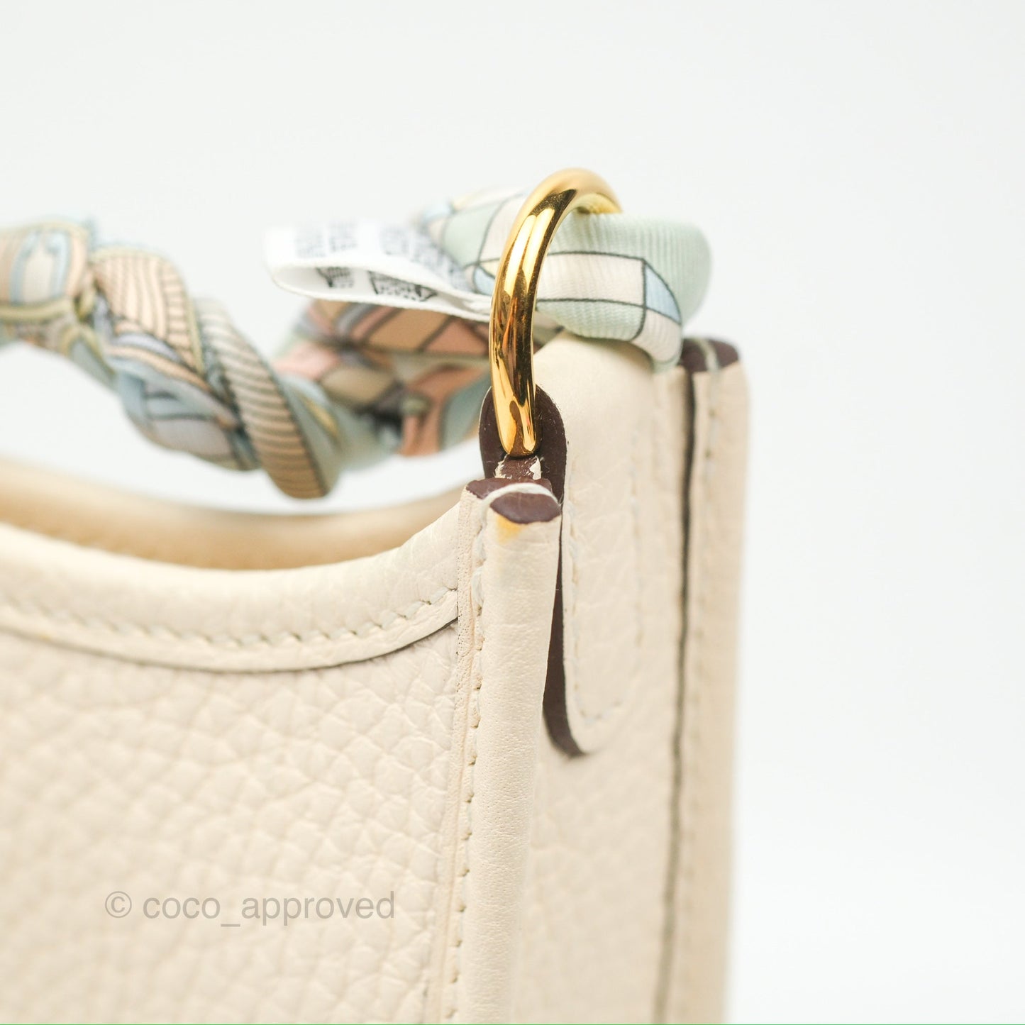 Hermès Mini Evelyne 16 Nata Clemence Black/Vert Bosphore Sangle Flipperball Gold Hardware