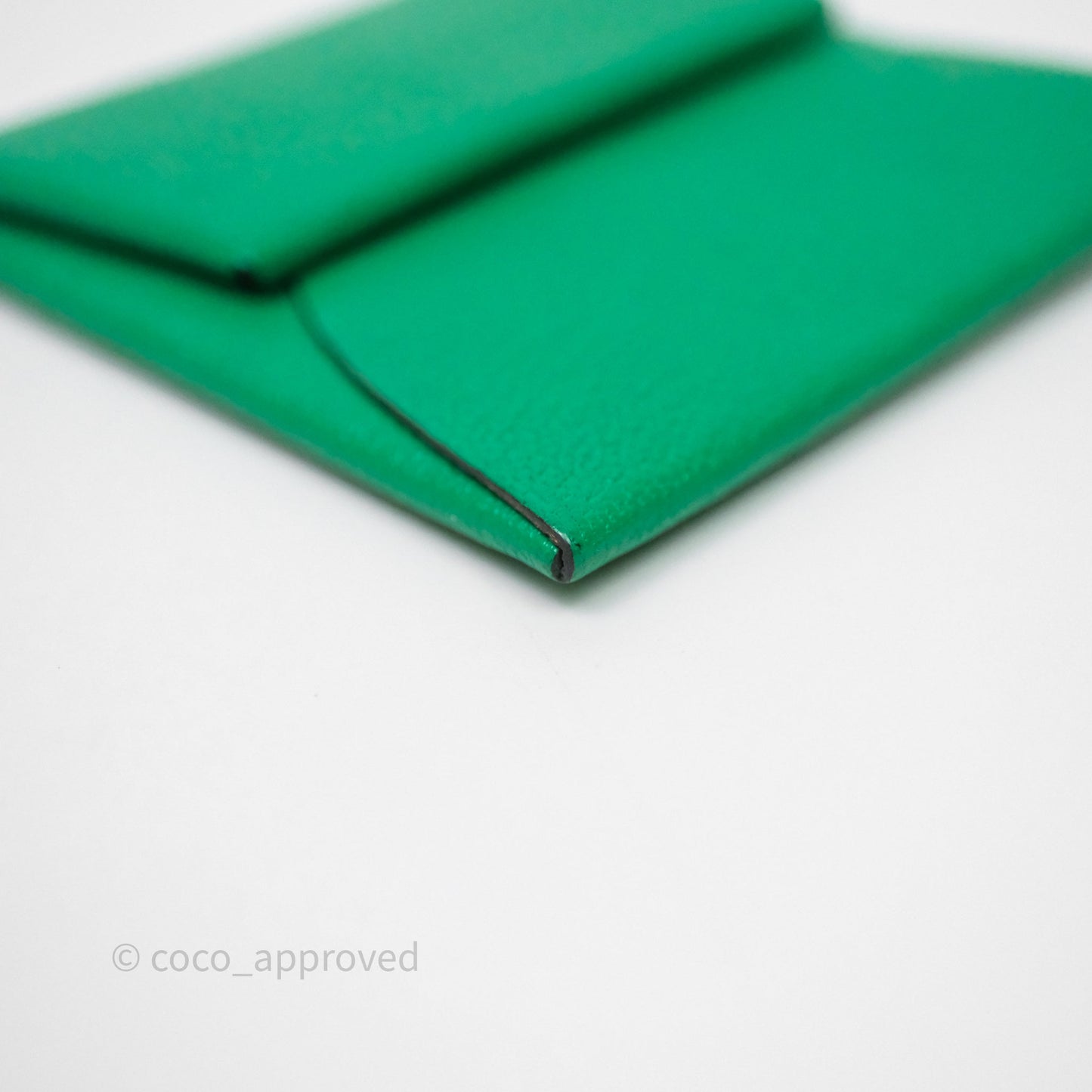 Hermès Bastia Coin Purse Green