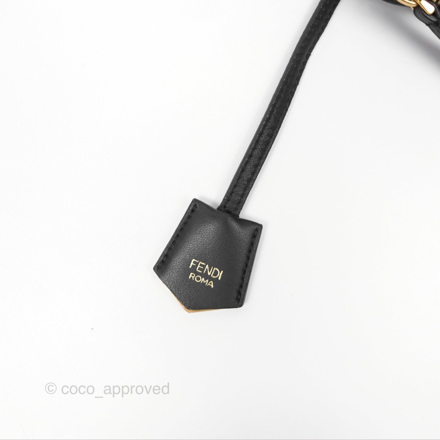 Fendi Medium By The Way Vit. Dolce Bag Black